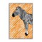 Stupell Industries Zebra Stripes Pattern Framed Giclee Wall Art Design by Martina Pavlova